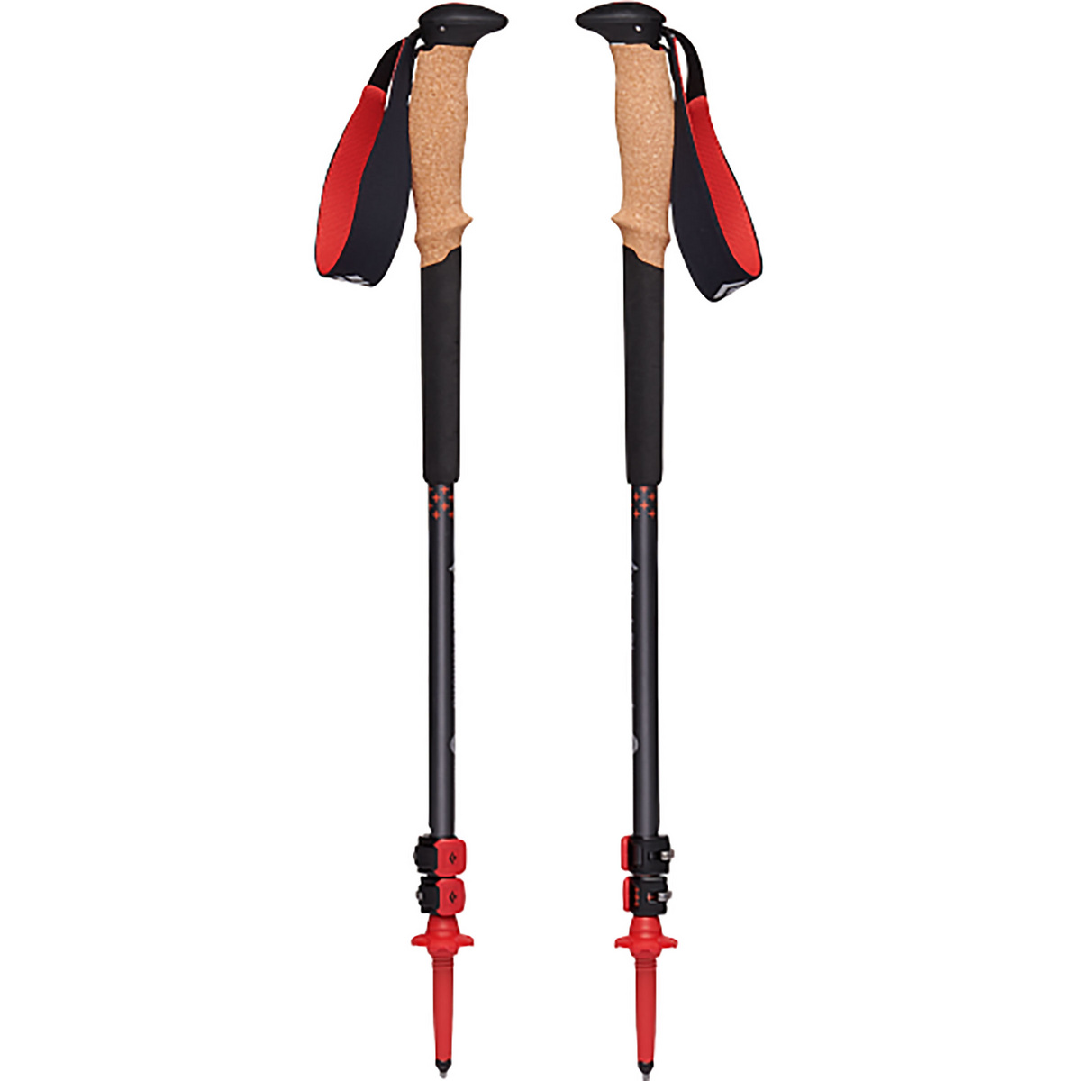 Black Diamond Pursuit Trekkingstöcke (Größe 100-125cm, grau)