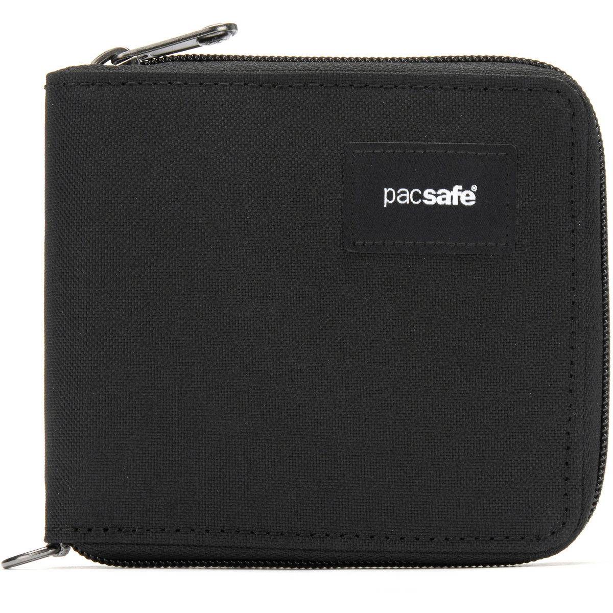 Pacsafe Rfidsafe Zip Around Geldbeutel (Größe One Size, schwarz)