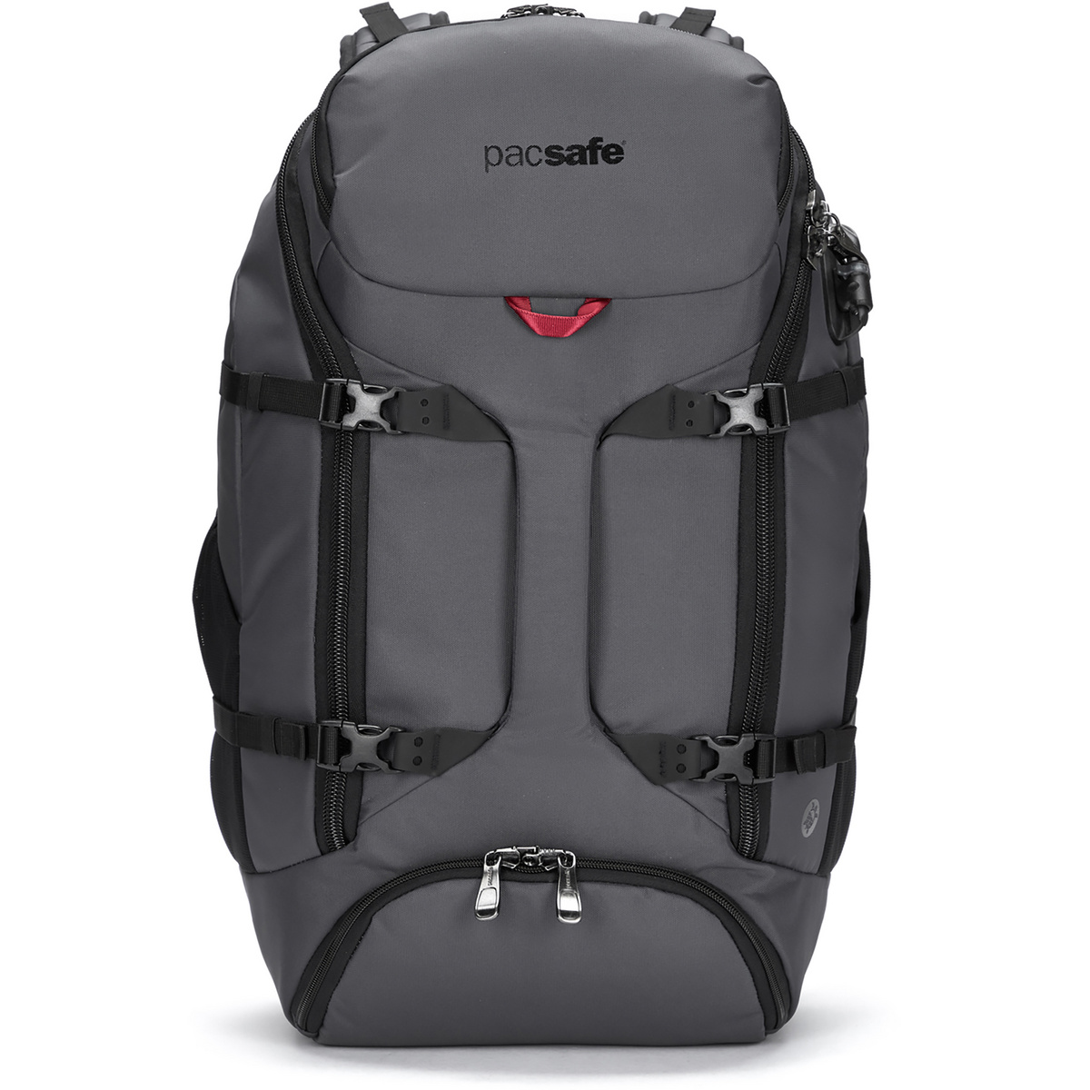 Pacsafe Zaino da viaggio Venturesafe EXP35 (Taglia 35L, Grigio)