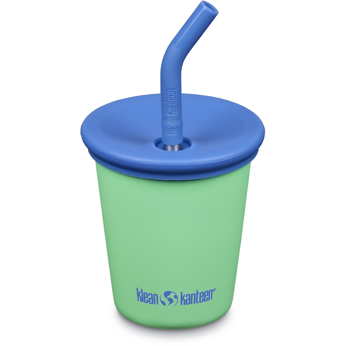 Klean Kanteen Kinder Straw Lid Steel Trinkbecher (Größe 296ml, gruen)