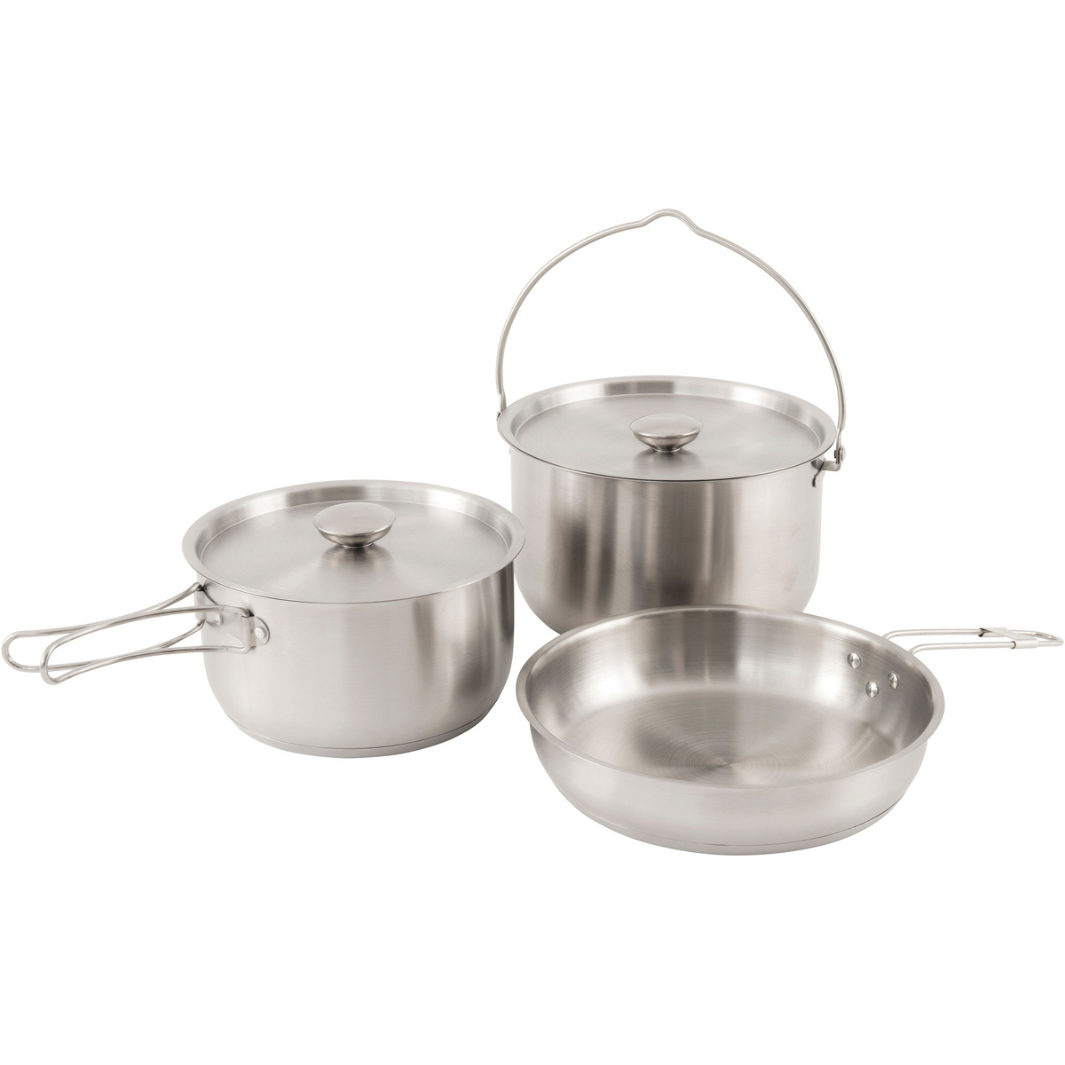 Outwell Supper L Kochgeschirr Set (Größe One Size, silber)