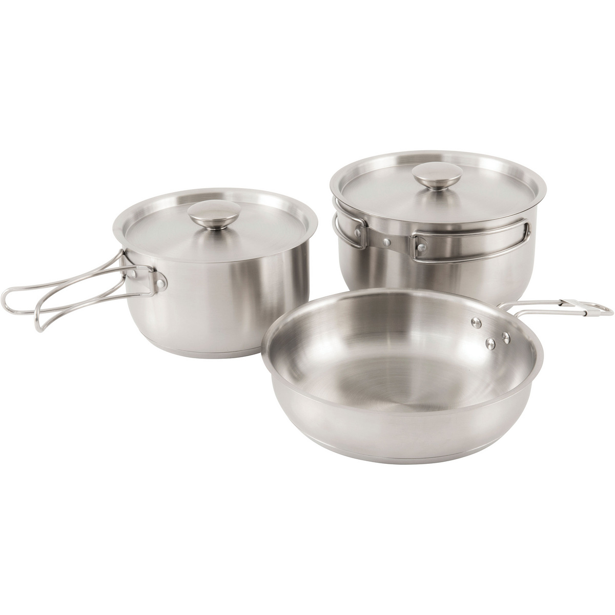 Outwell Supper M Kochgeschirr Set (Größe One Size, silber)