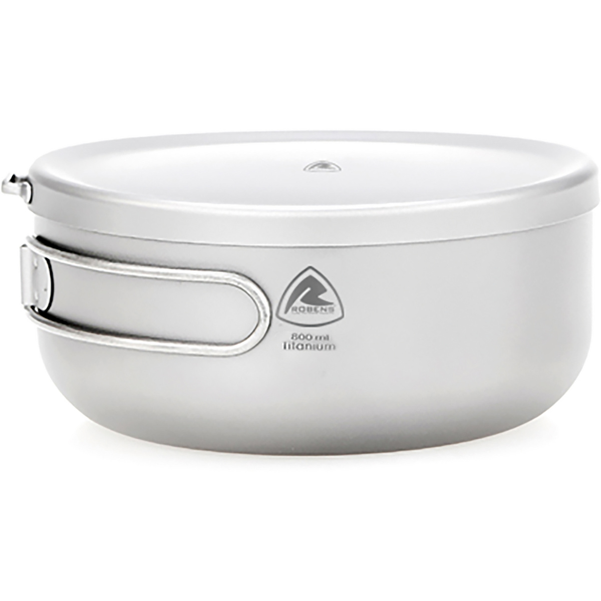 Robens Pentola Ori in titanio con coperchio a piastra (Taglia ONE SIZE, Argento)