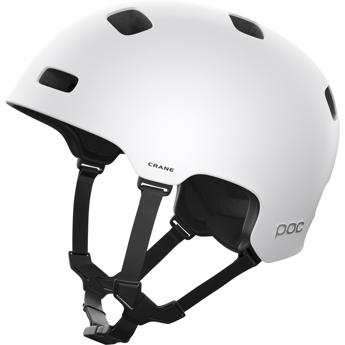 POC Casco da bici Crane MIPS (Taglia 59-62CM, Bianco)