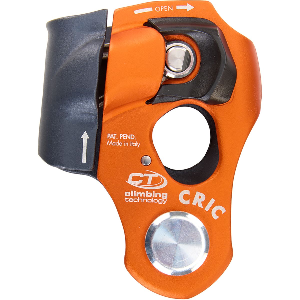 Climbing Technology Cric Steigklemme (Größe One Size, anthracite-orange)