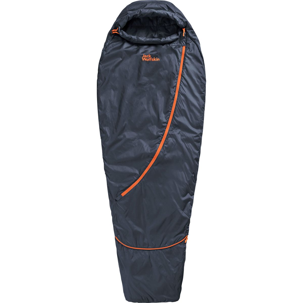 Jack Wolfskin Kinder Grow Up Dreamer Schlafsack (Größe MAX. 140CM, blau)