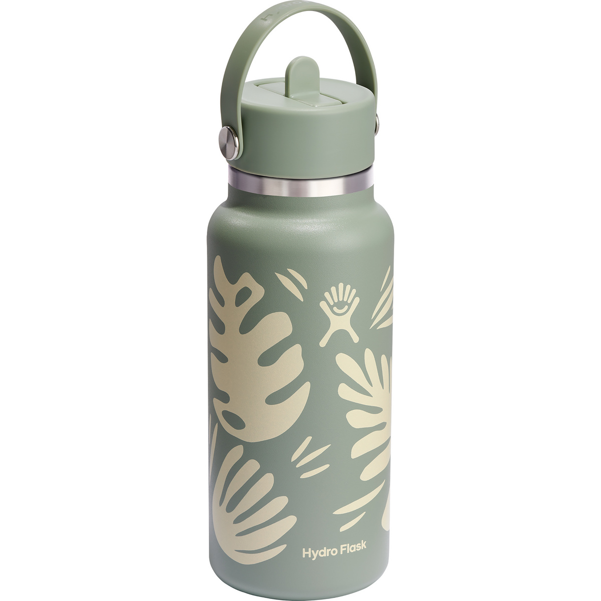 Hydro Flask 32oz Wide Flex Straw Cap Isolierflasche (Größe 0.946L, gruen)