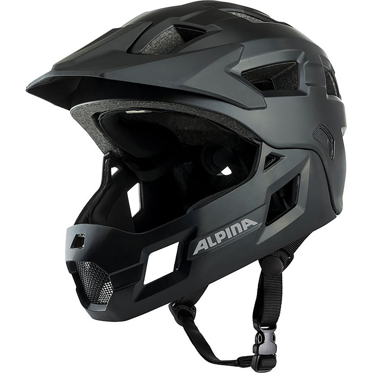 Alpina - Rupi Fullface MTB Helm Kinder schwarz