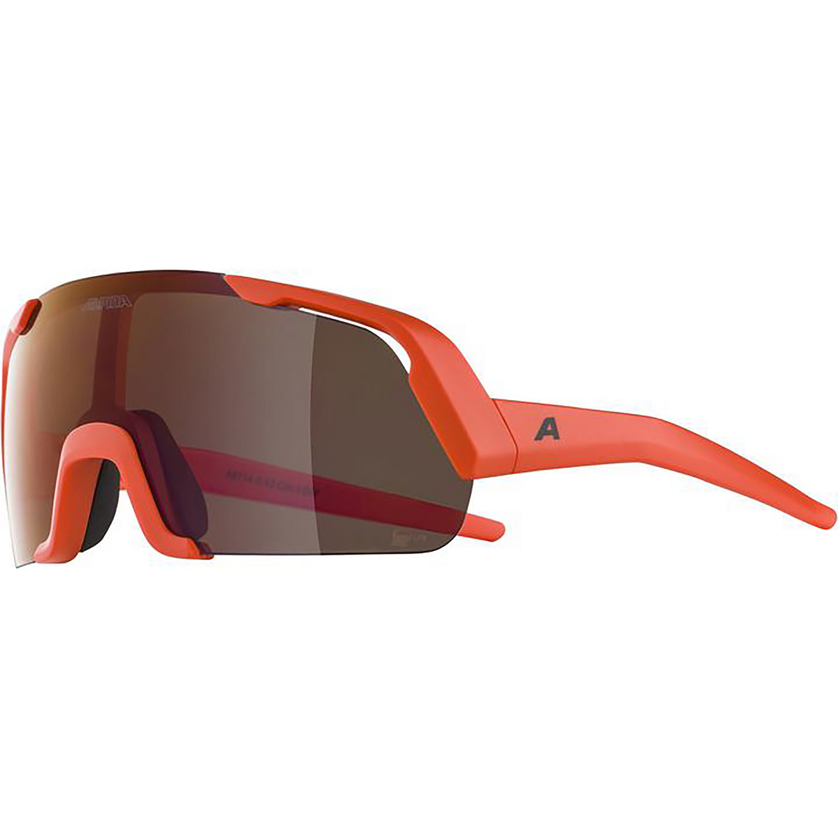 Alpina Kinder Rocket Youth Q-Lite Sportbrille (Größe One Size, orange)