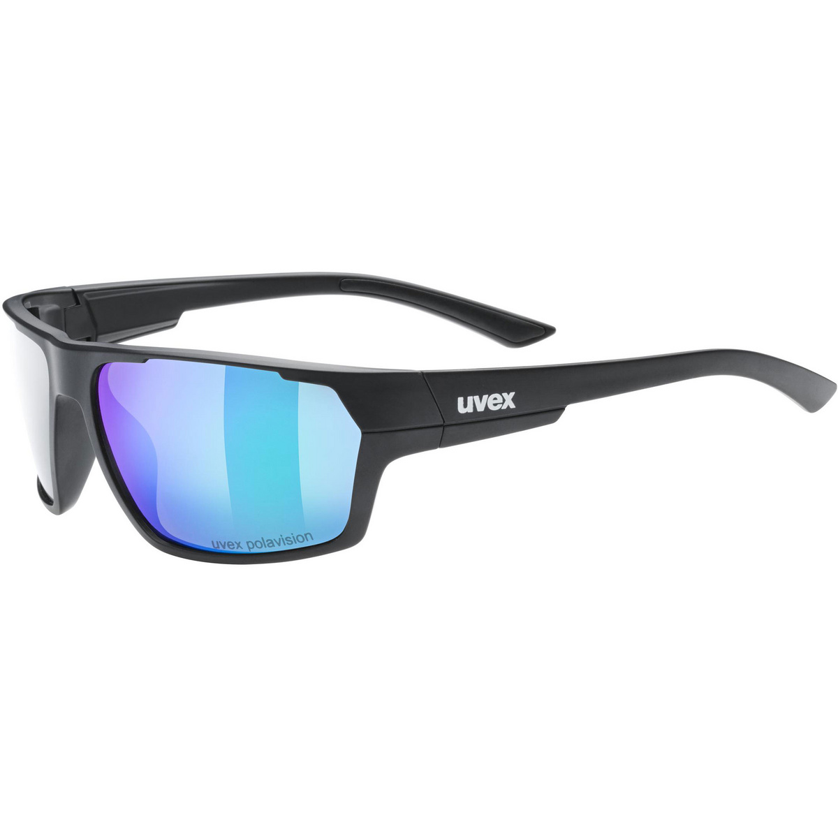 Uvex Sportstyle 233 P Sportbrille (Größe One Size, schwarz)