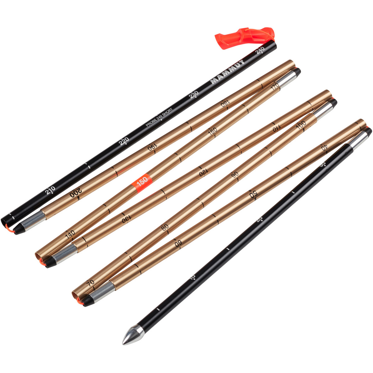 Mammut Probe 240 Short Lawinensonde (Größe ONE SIZE, gelb)