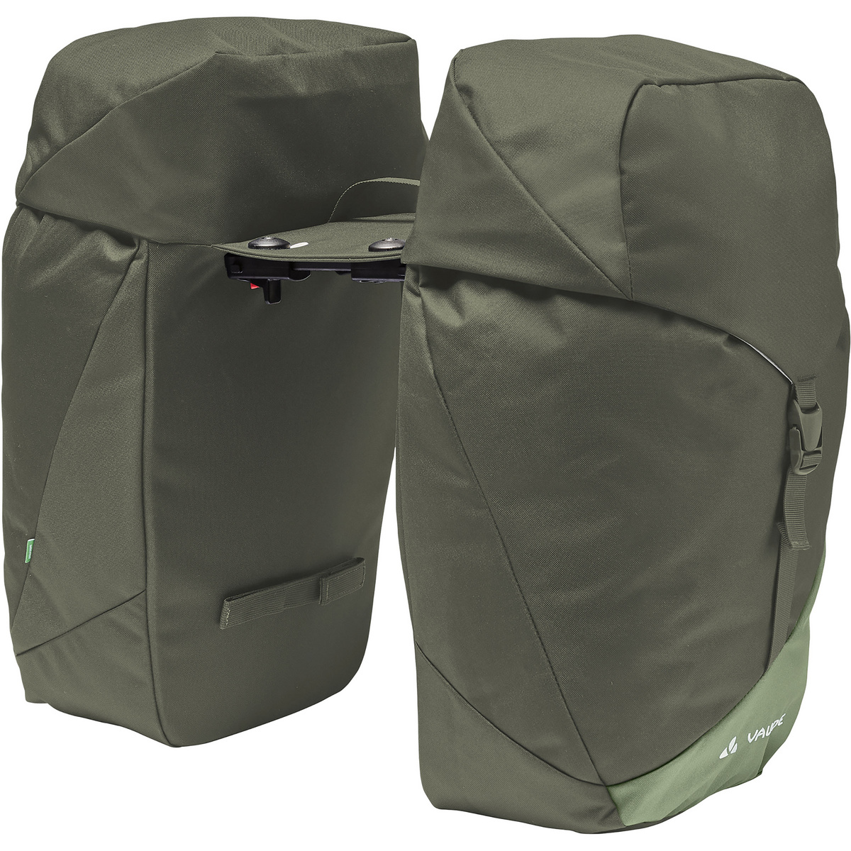 Vaude Borsa Twinroadster Uniklip 2 (Taglia 52L, Verde oliva)