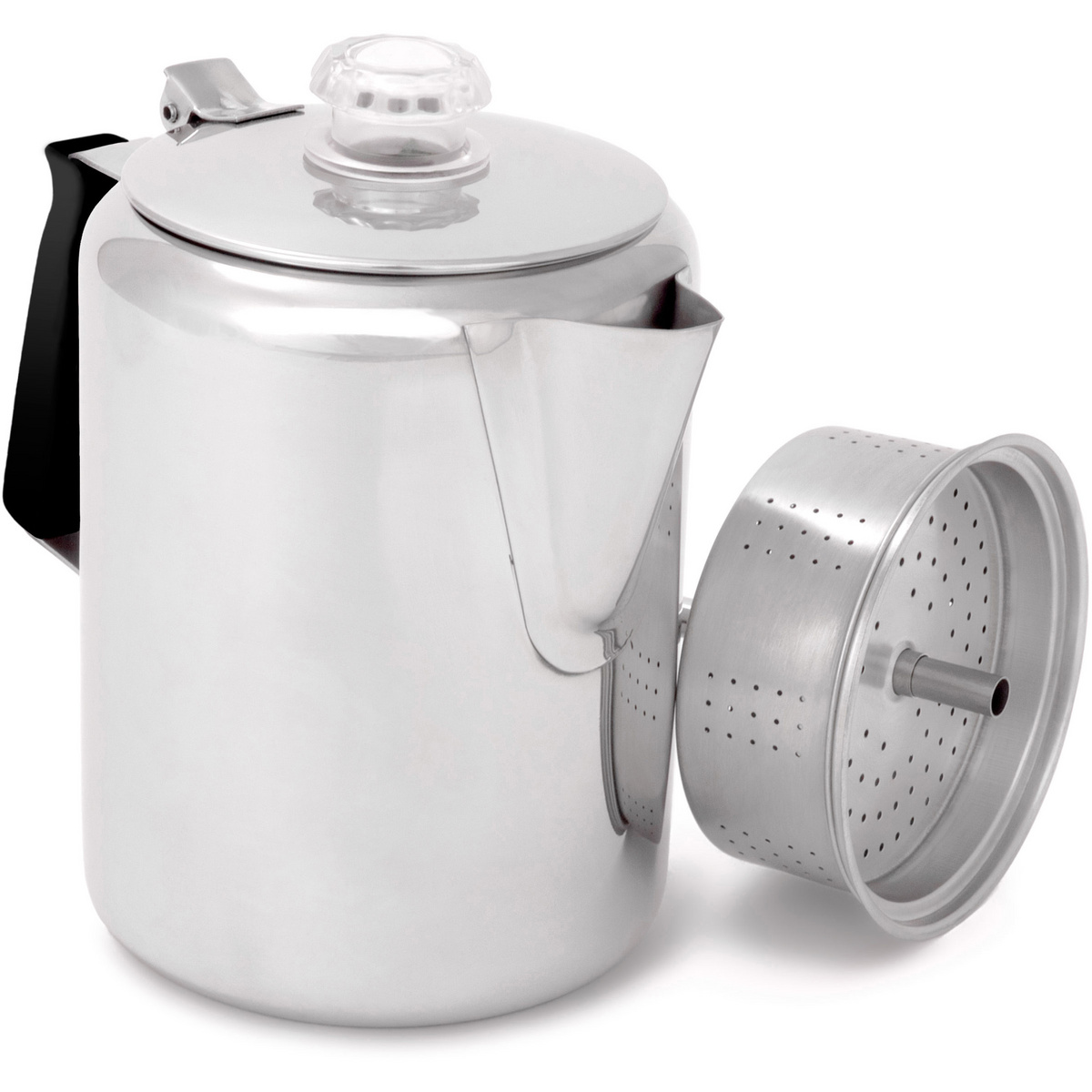 GSI Glacier Stainless 9 Silikongriff Becher (Größe 1.3L, silber)