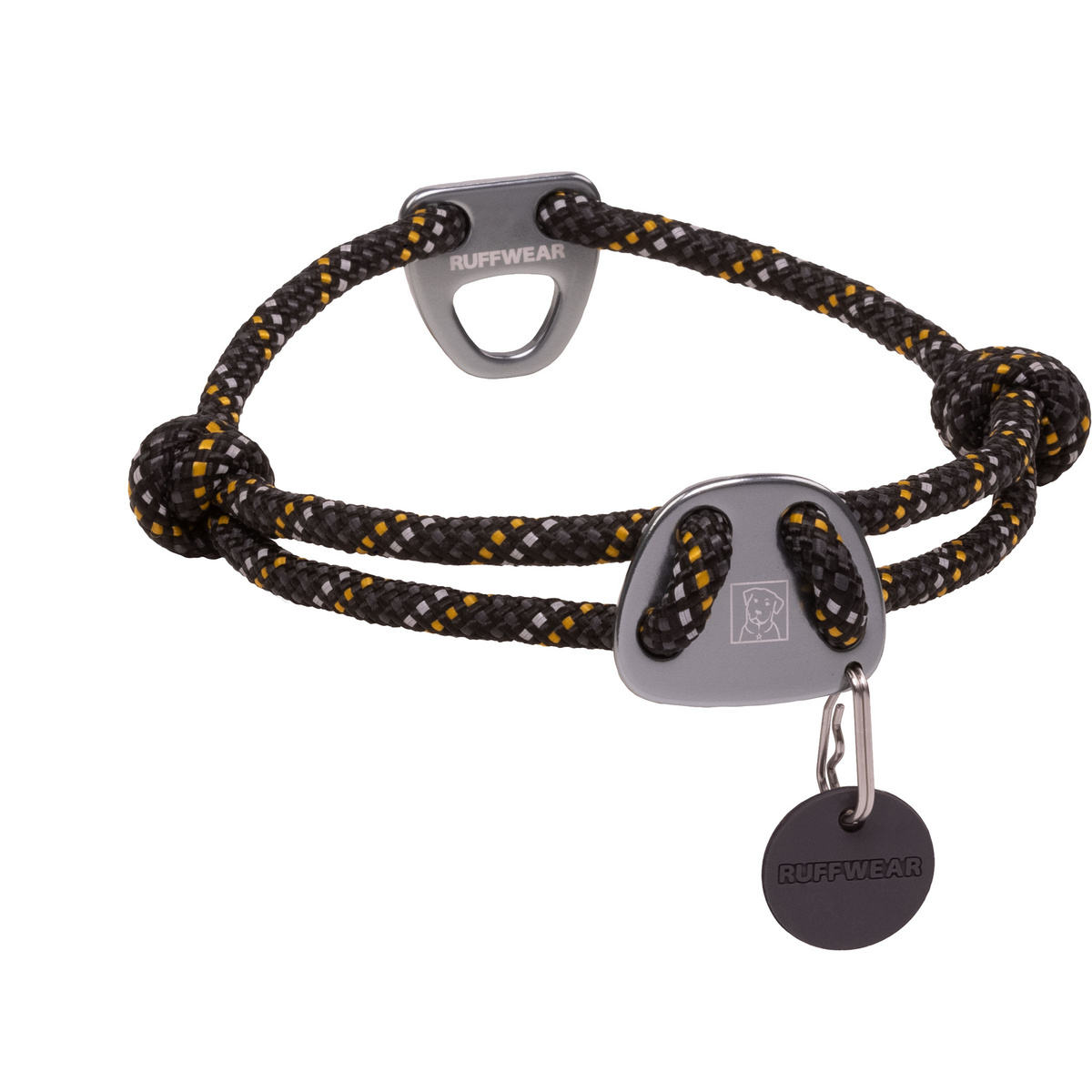 Ruffwear Knot-A-Collar Hundehalsband (Größe 51-66cm, schwarz)