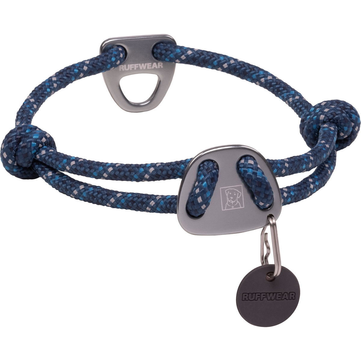 Ruffwear Knot-A-Collar Hundehalsband (Größe 51-66cm, blau)