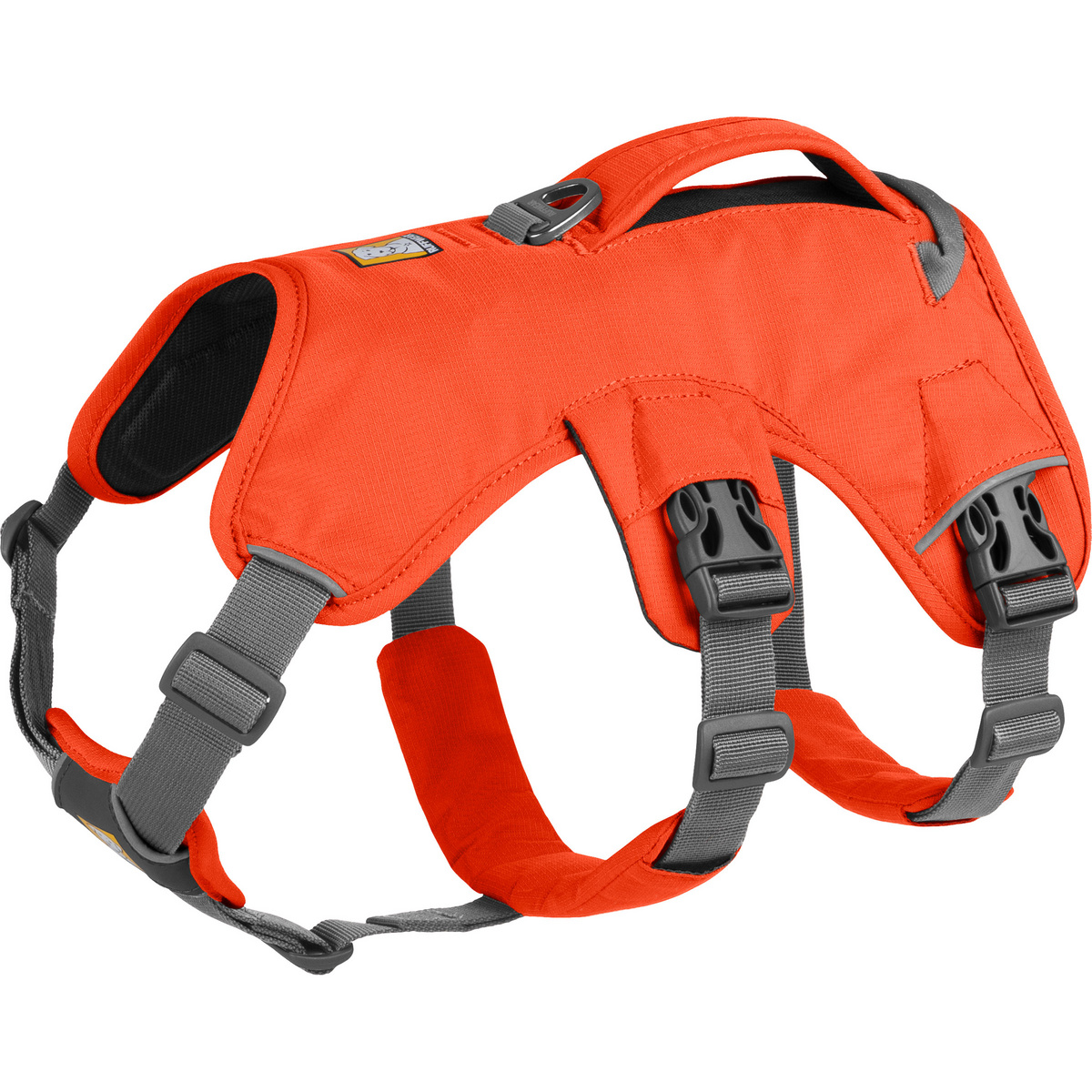 Ruffwear Web Master Hundegeschirr (Größe XS (43-56cm), orange)