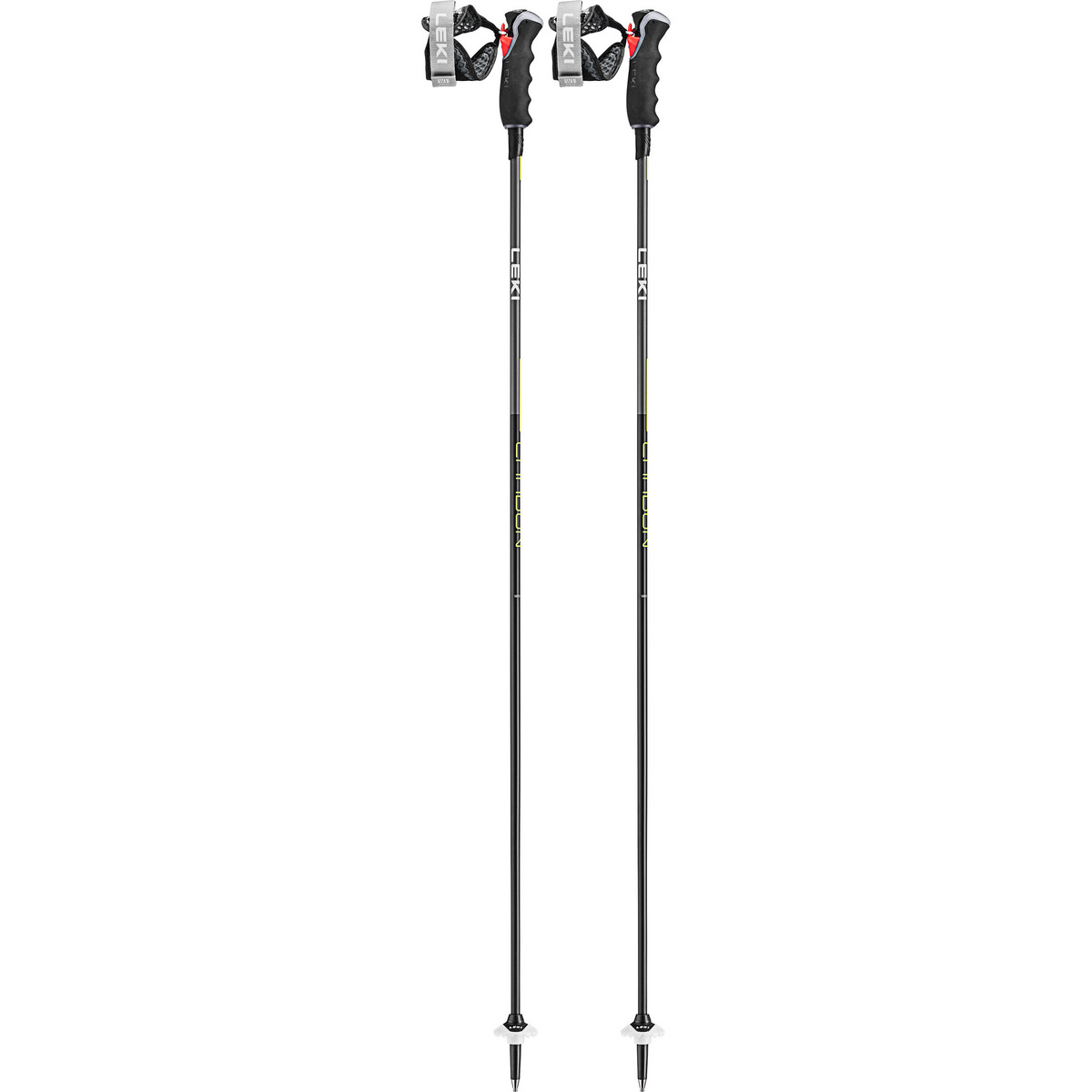 Leki Carbon 12 3D Skistöcke (Größe 120CM, schwarz)