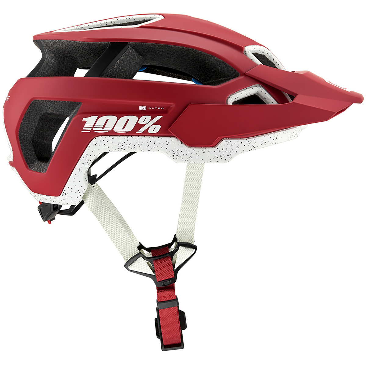 100% Altec Fidlock Radhelm (Größe 50-55CM, rot)