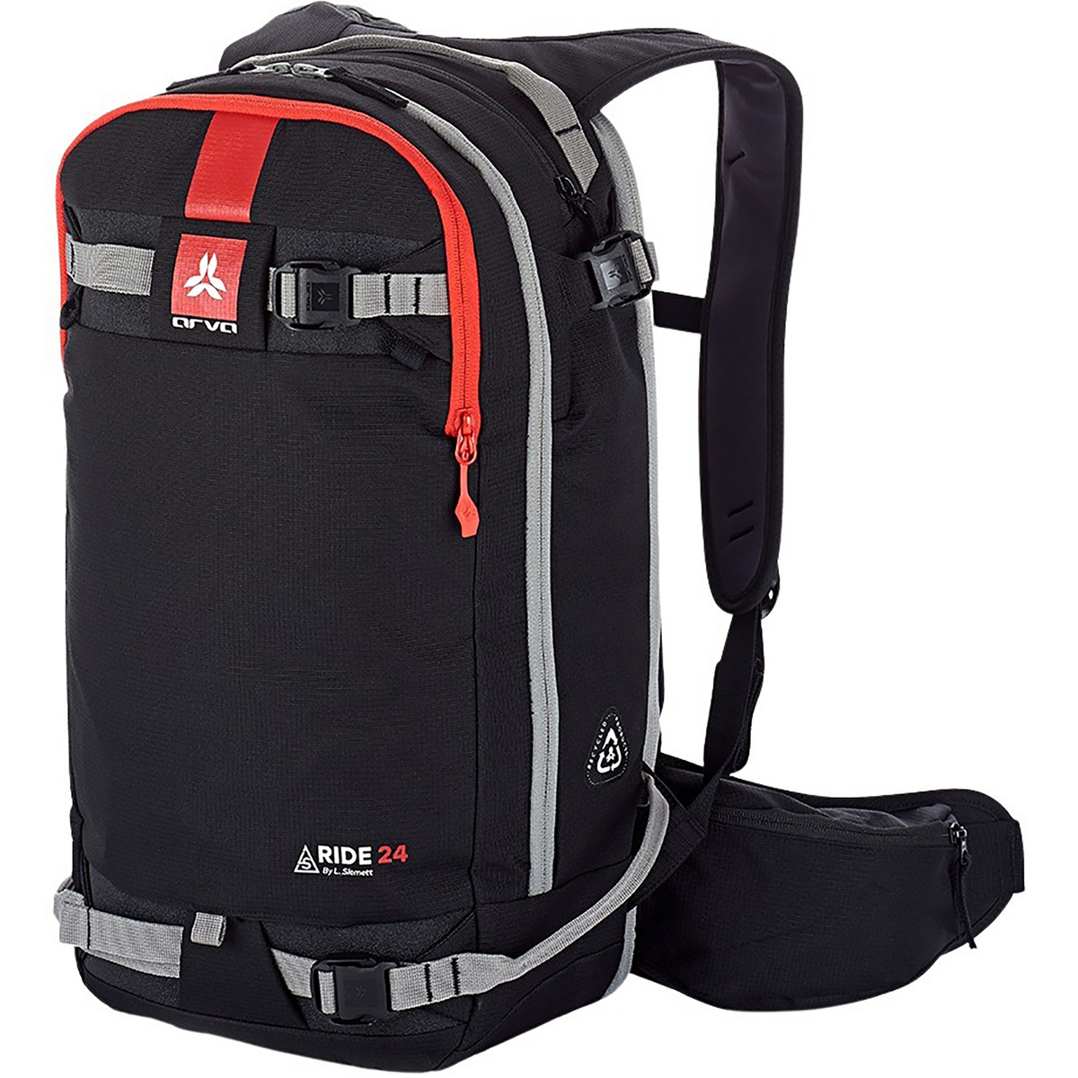 Arva Ride 24 Freeriderucksack (Größe 24L, schwarz)