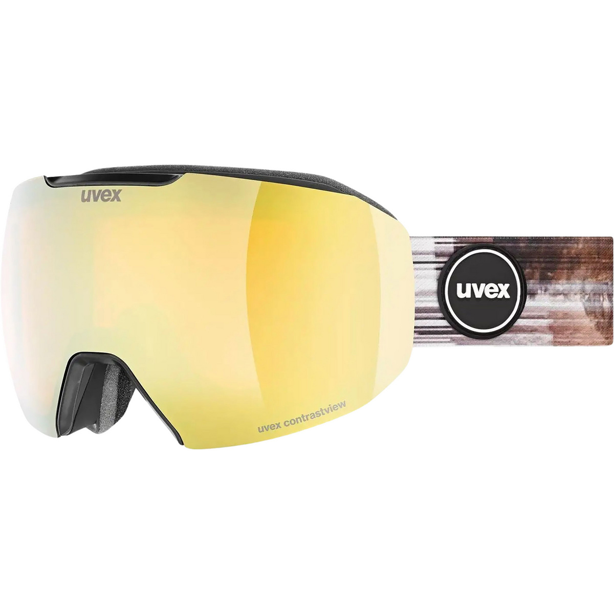 Uvex Epic Attract Skibrille (Größe One Size, schwarz)