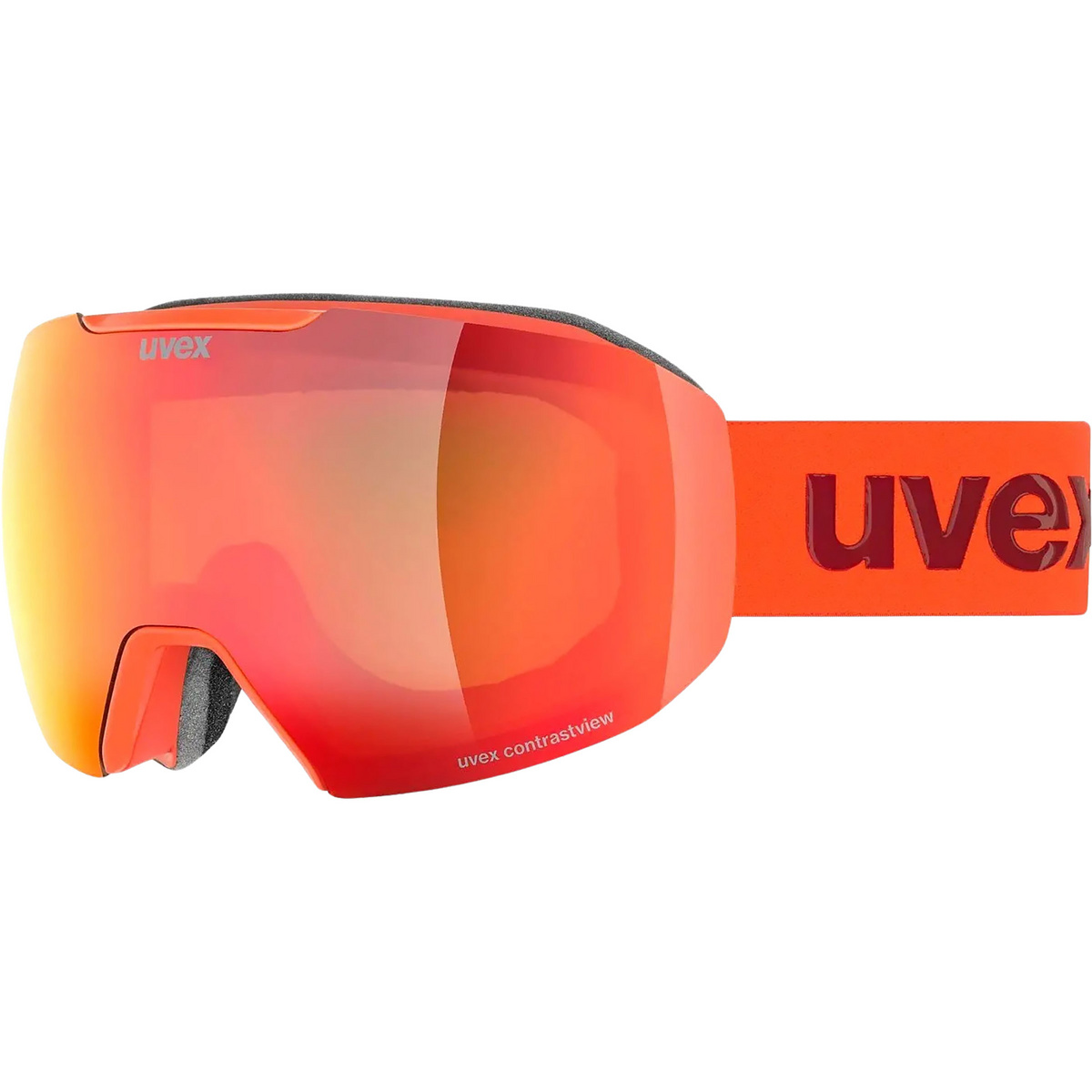Uvex Epic Attract Skibrille (Größe One Size, rot)