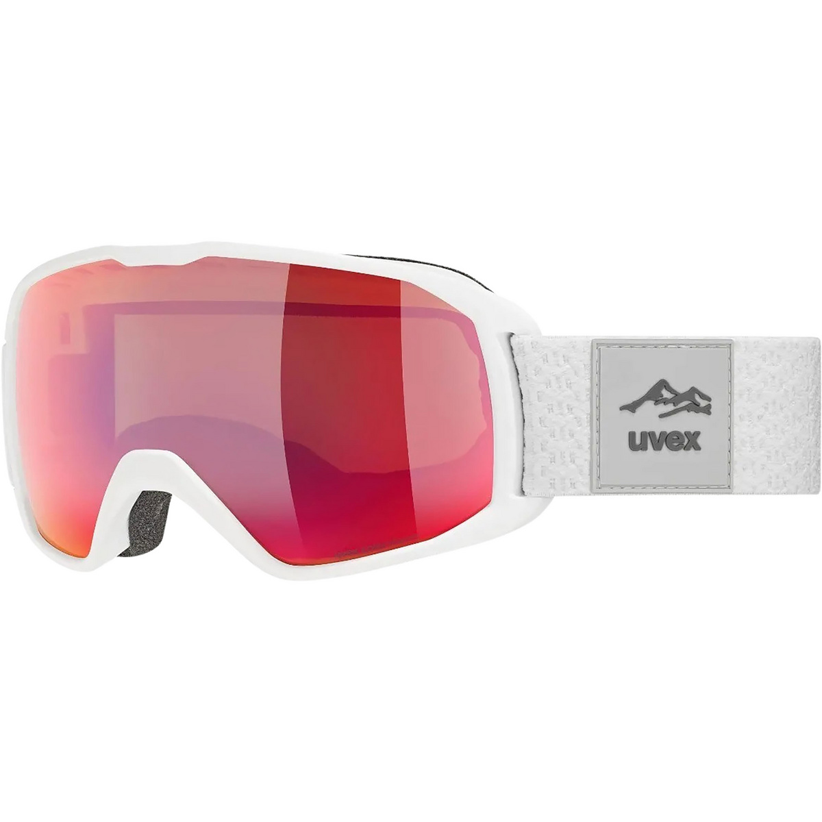 Uvex Xcitd CV Skibrille (Größe One Size, weiss)