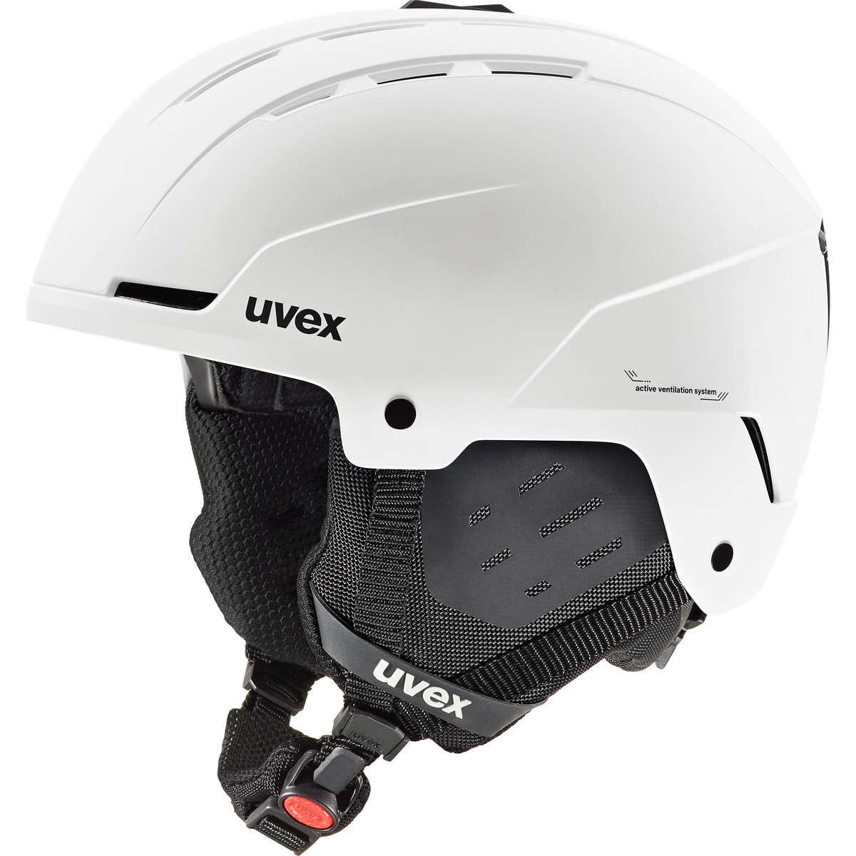 Uvex Stance Skihelm (Größe 58-62CM, white matt)
