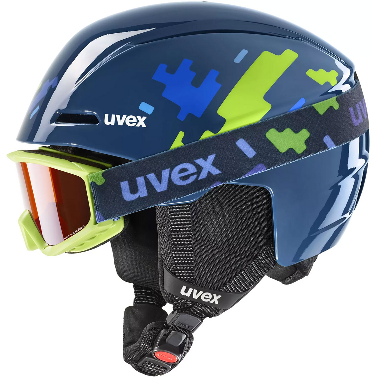 Uvex - viti set Visierhelm Kinder blue puzzle