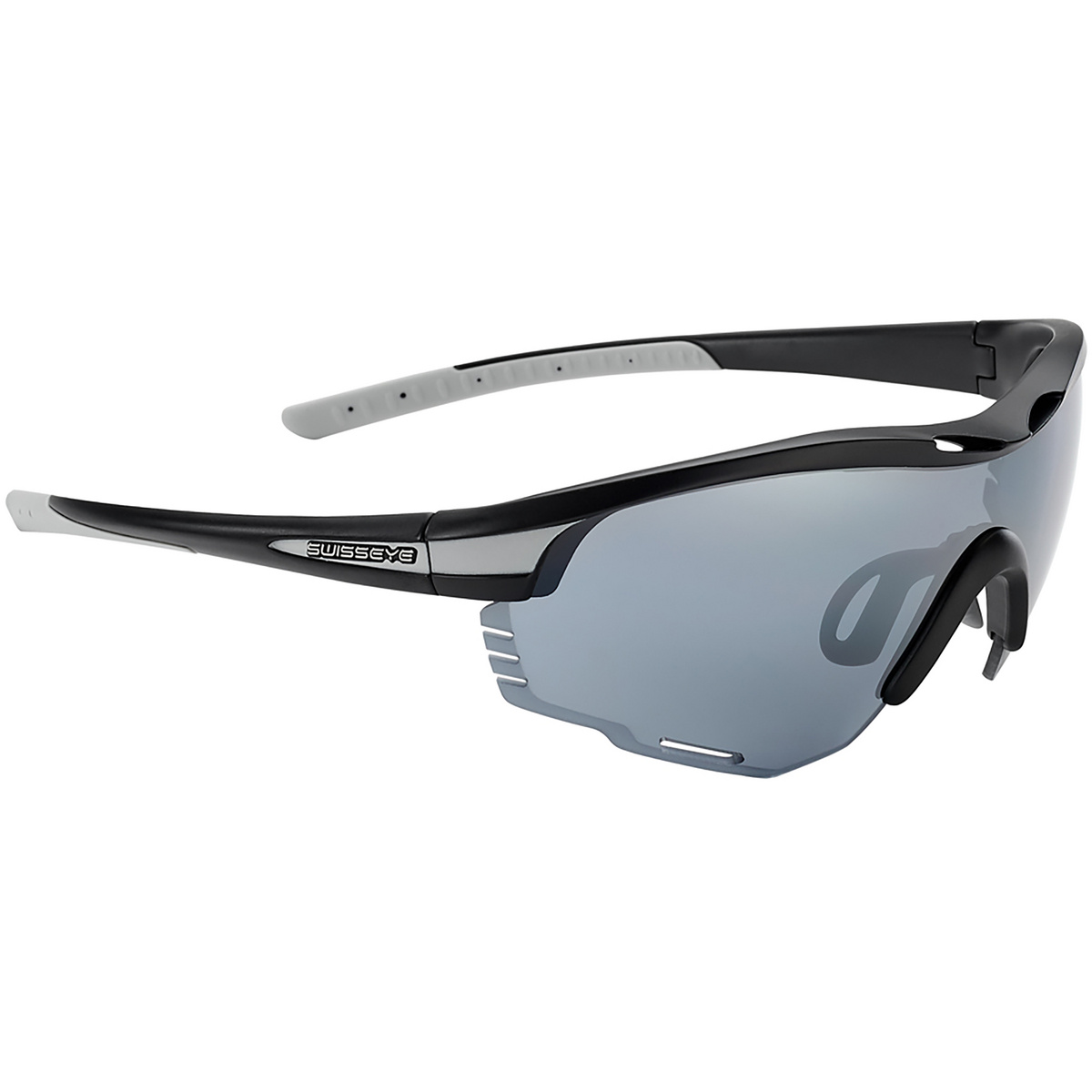 Swiss Eye Novena Re+ Sportbrille (Größe One Size, schwarz)