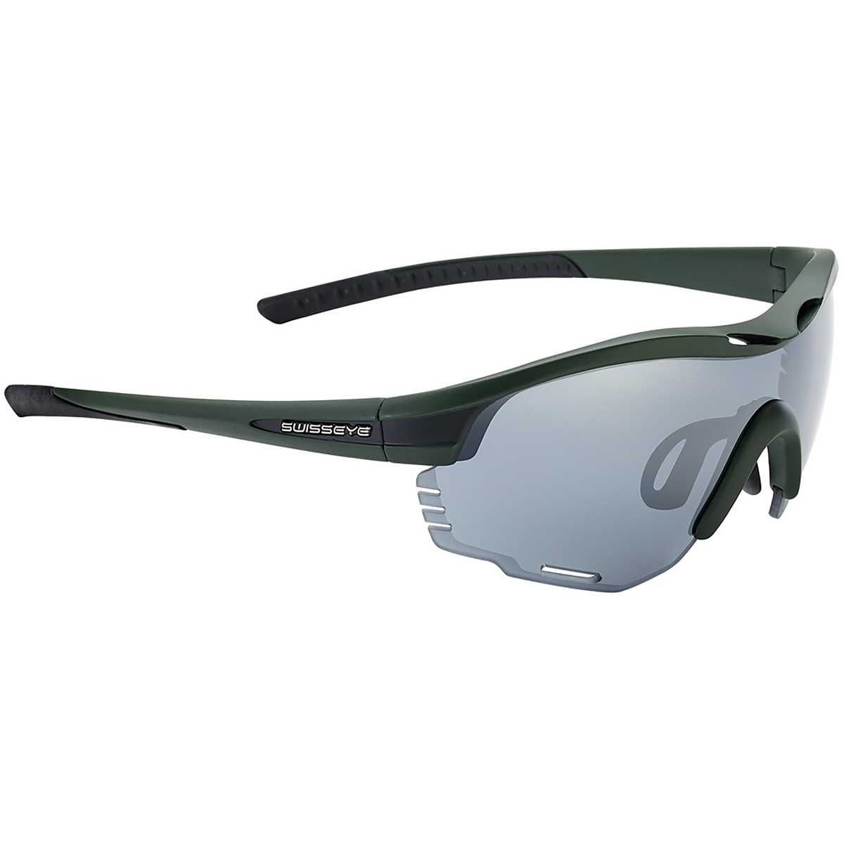 Swiss Eye Novena Re+ S Sportbrille (Größe One Size, oliv)