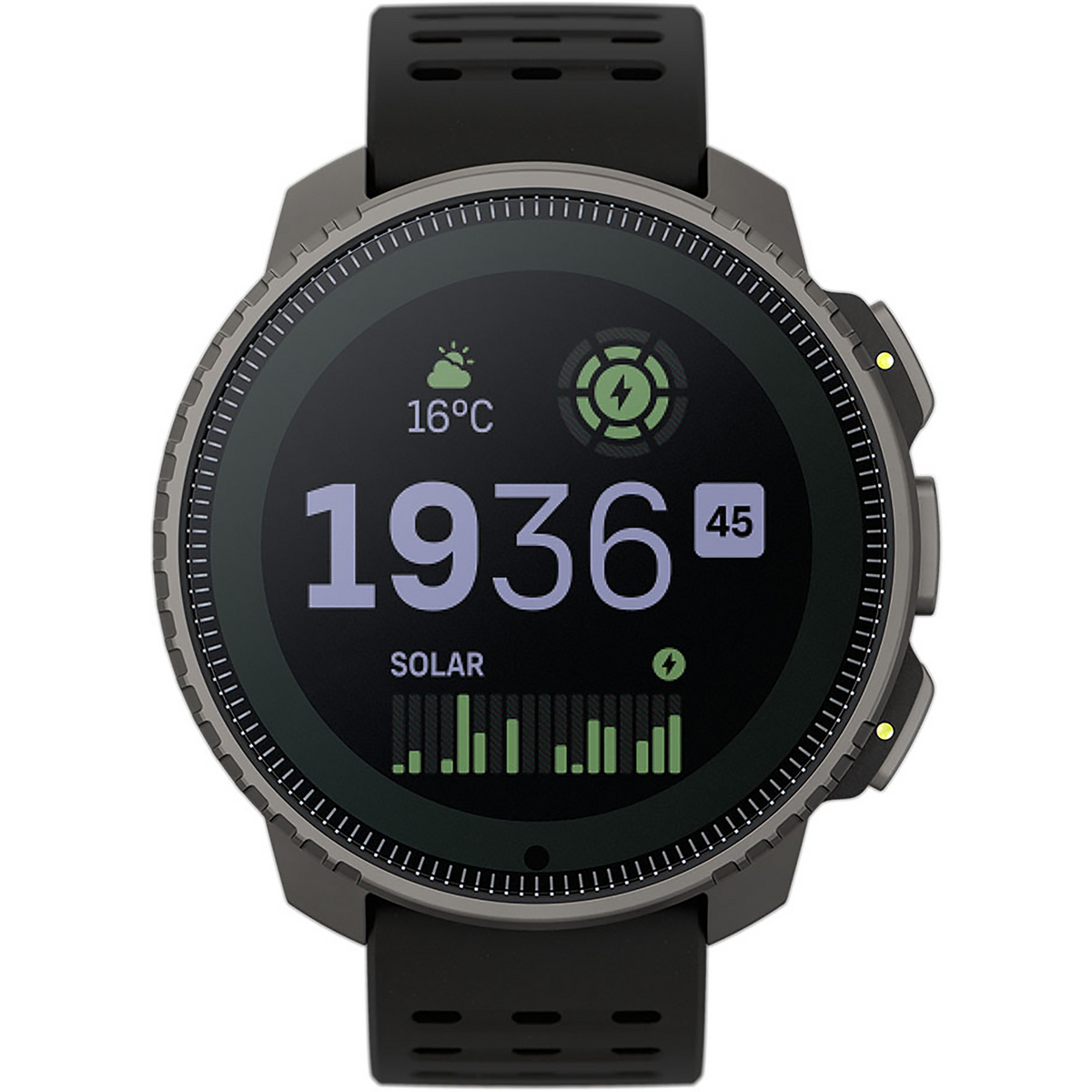 Suunto Vertical Titanium Solar GPS Uhr (Größe One Size, schwarz)