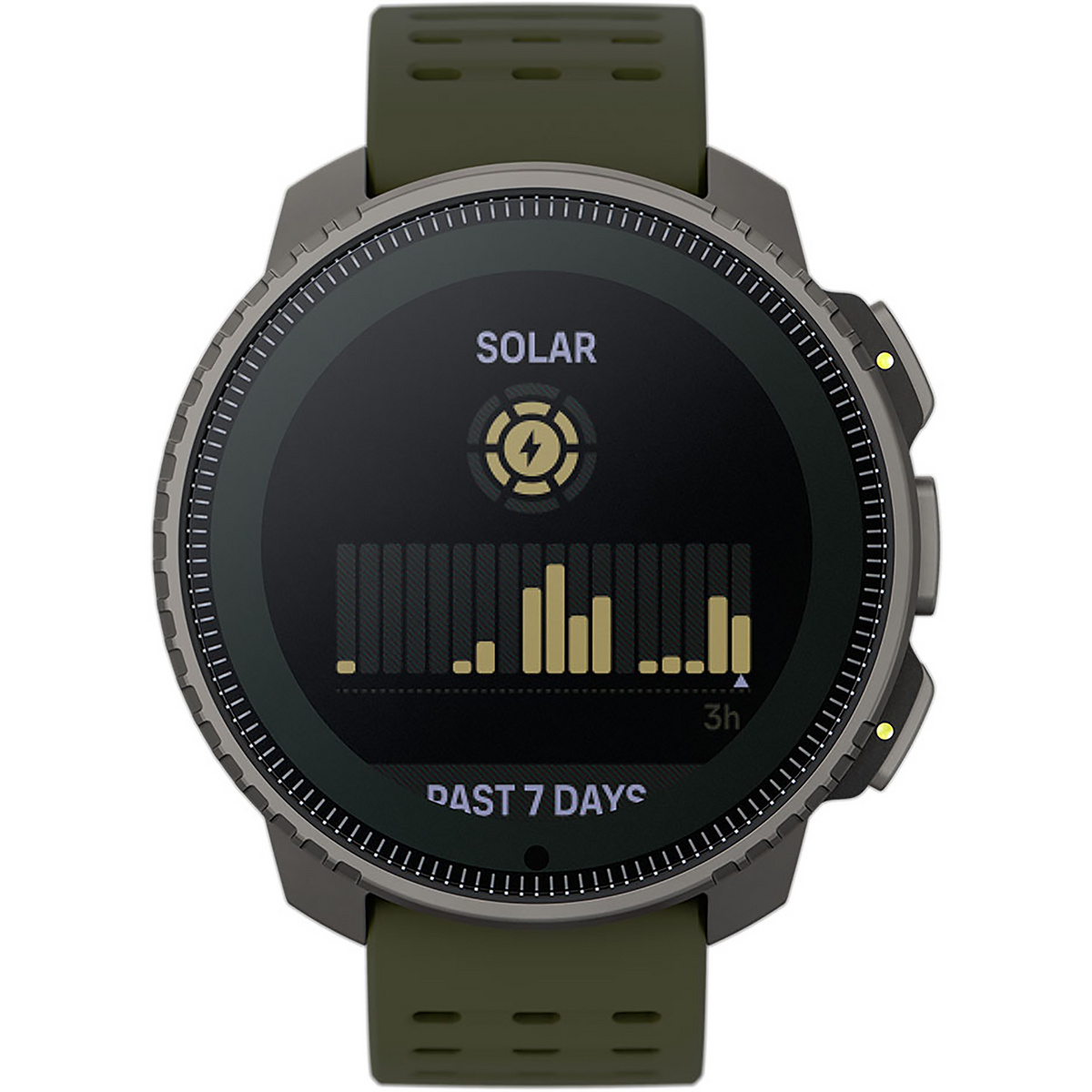 Suunto Vertical Titanium Solar GPS Uhr (Größe One Size, gruen)