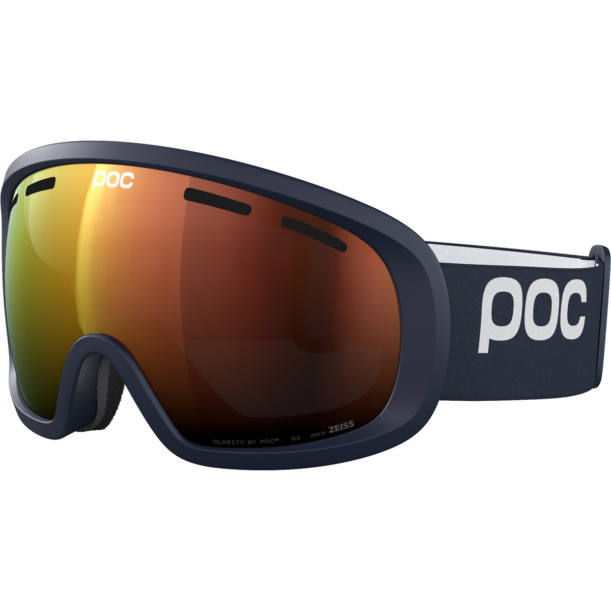 POC Fovea Mid Skibrille (Größe One Size, blau)