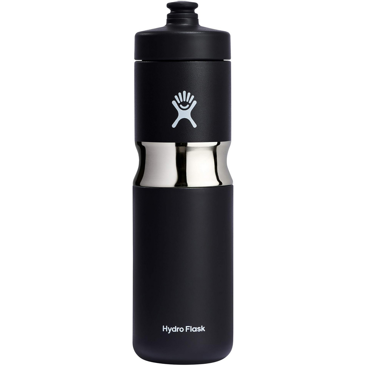 Hydro Flask 20oz Wide Mouth Insulated Sport Flasche (Größe ONE SIZE, schwarz)