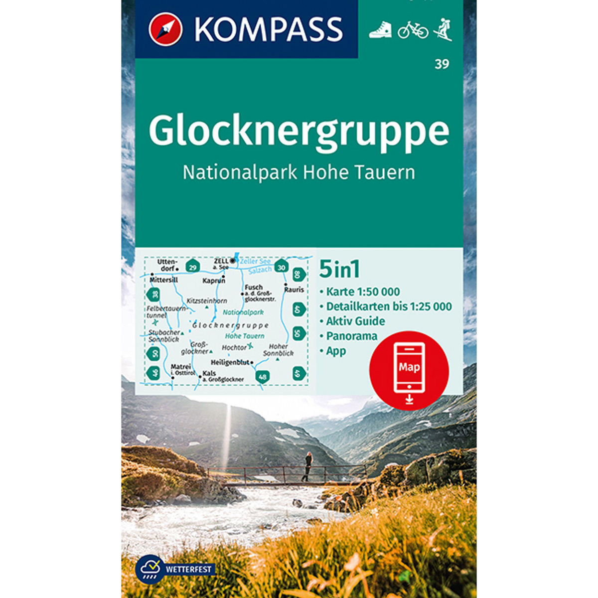 Kompass Verlag WK 39 Glocknergruppe