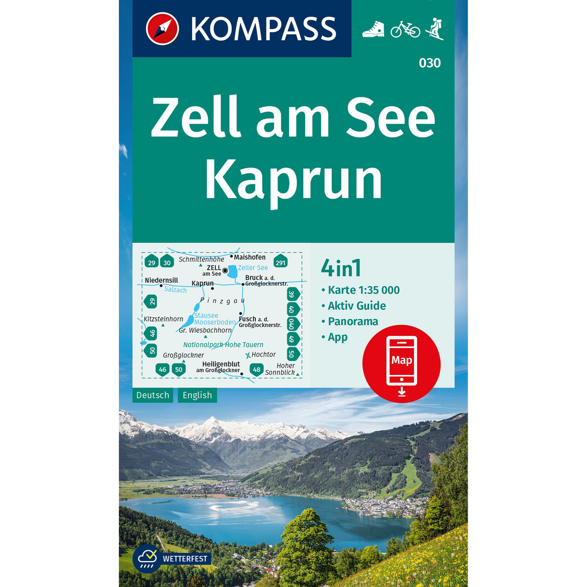 Image of Kompass Verlag WK 030 Zell am See