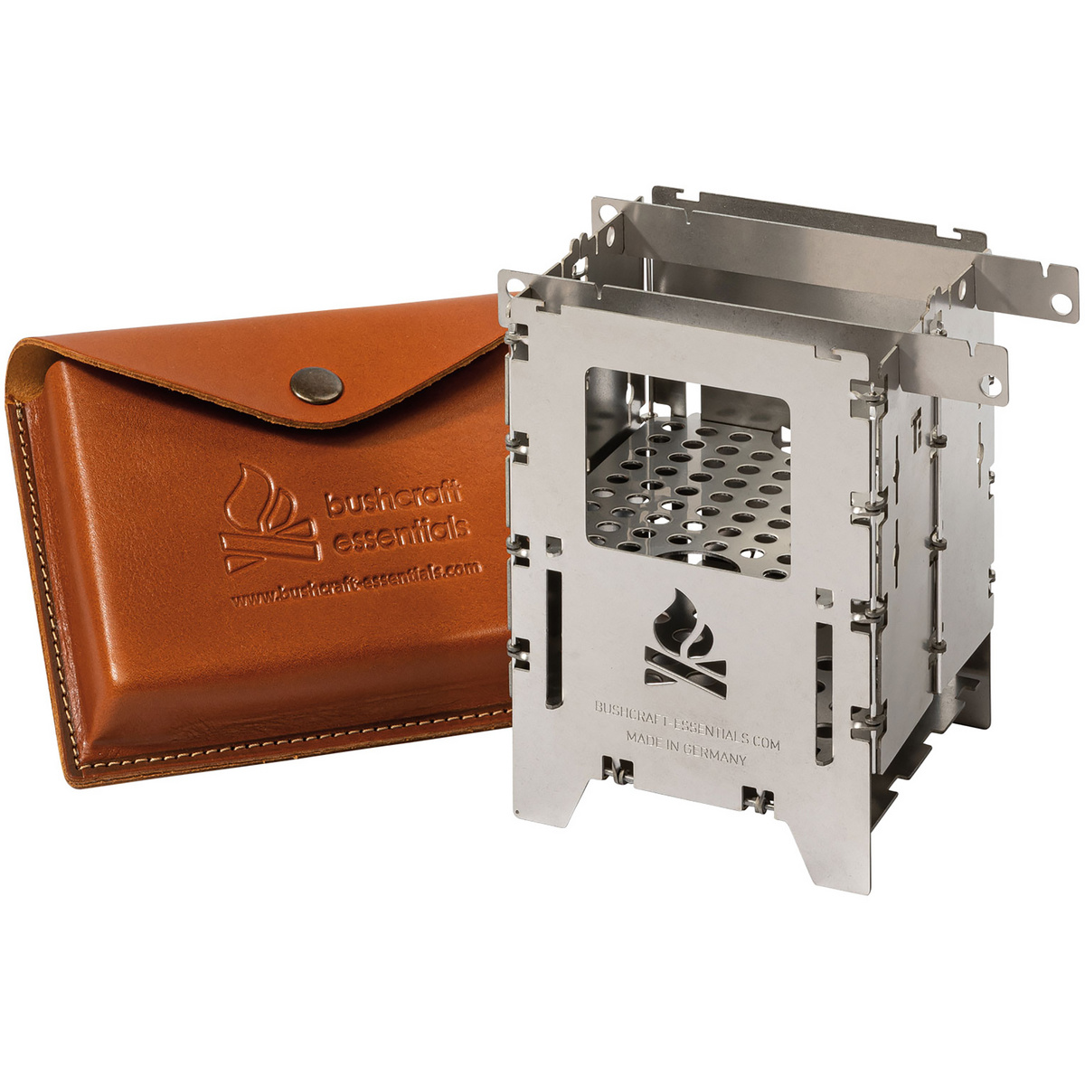 Image of Bushcraft Essentials Set fornello hobo pieghevole LF Titanium Premium