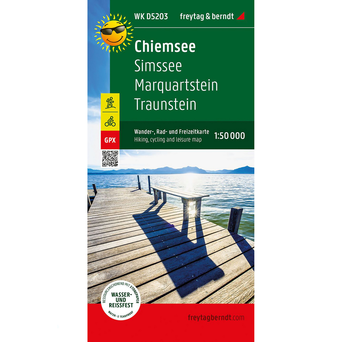 PublicPress WK D5203 Chiemsee Wander-, Radkarte
