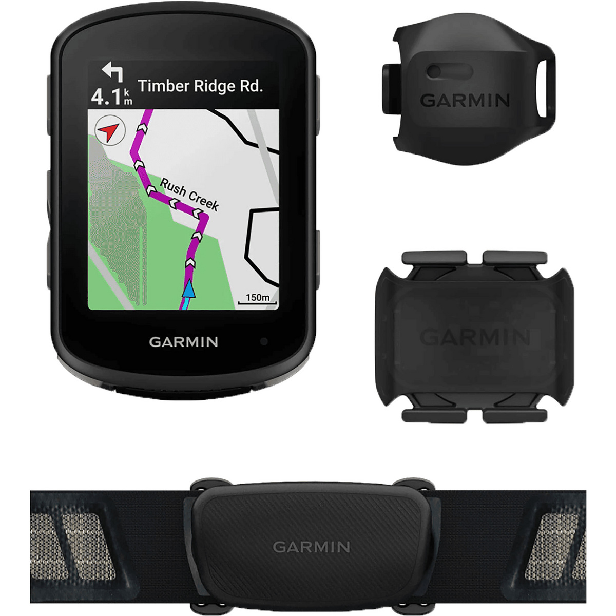 Garmin Edge 540 Bundle Fahrradcomputer (Größe One Size, schwarz)