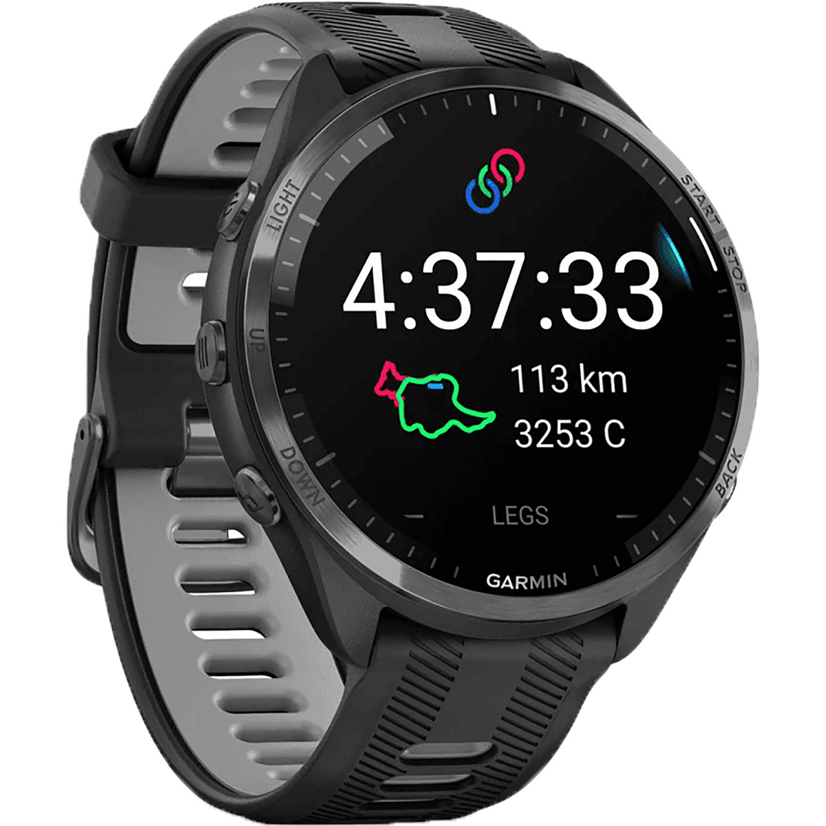 Garmin Forerunner® 965 DLC Titan GPS Uhr (Größe One Size, schwarz)