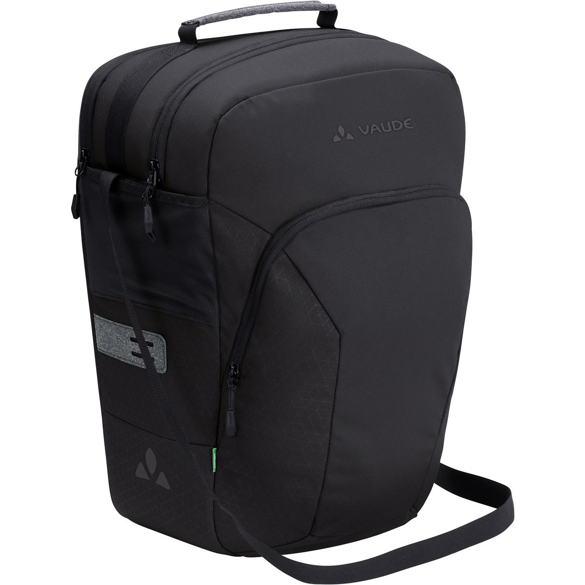 Vaude Eback Single Fahrradtasche (Größe 22L, schwarz)