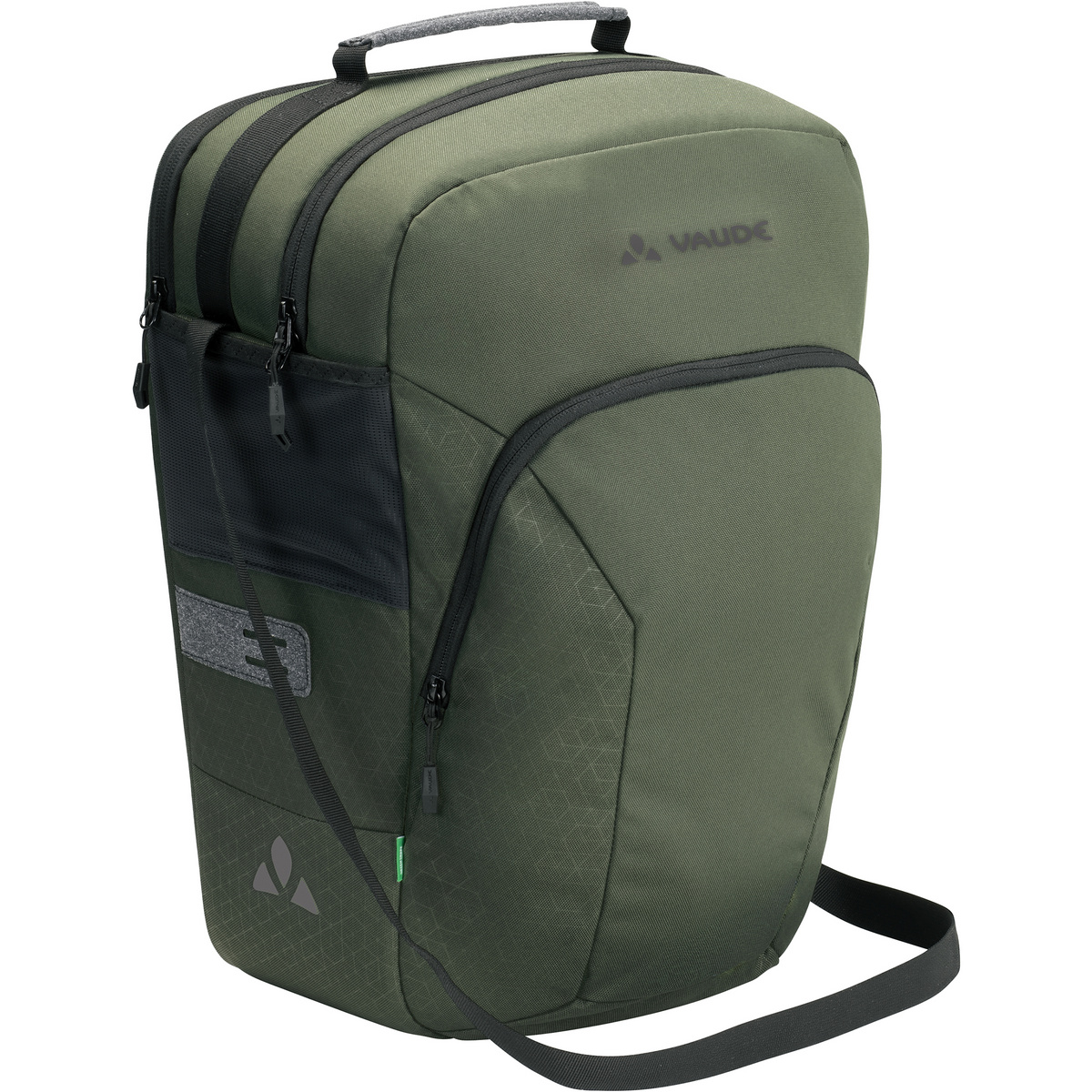 Vaude Borsa da bici singola Eback (Taglia 22L, Verde oliva)