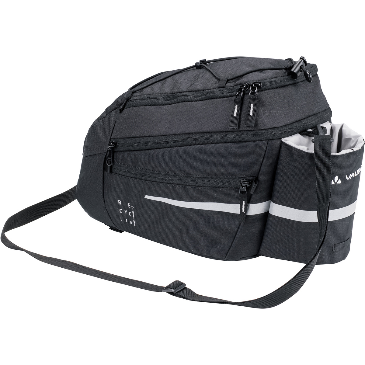 Vaude Sacoche de vélo Silkroad L (taille 9+2l, Noir)