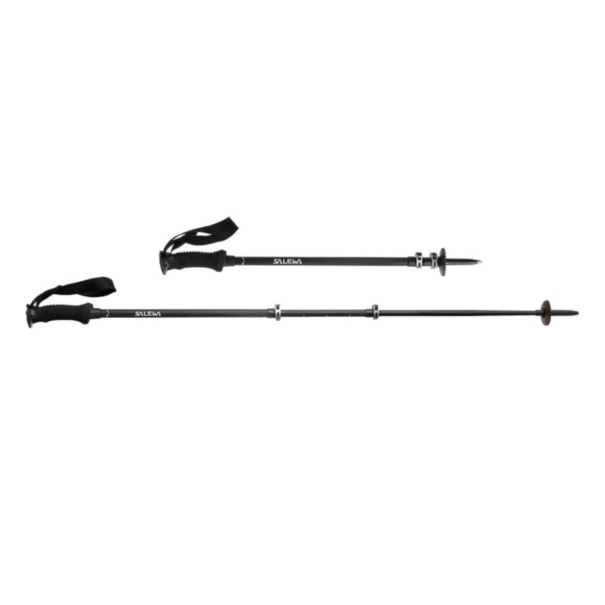 Salewa Puez Aluminum Pro Wanderstöcke (Größe 105-140cm, schwarz)
