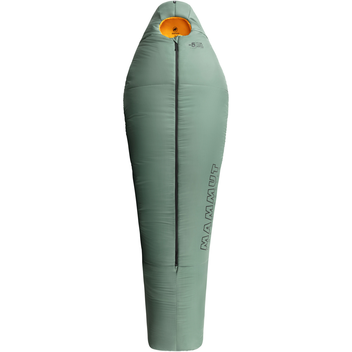 Mammut Uomo Sacco a pelo Comfort Fibre -5C (Taglia max. 200cm, Verde)