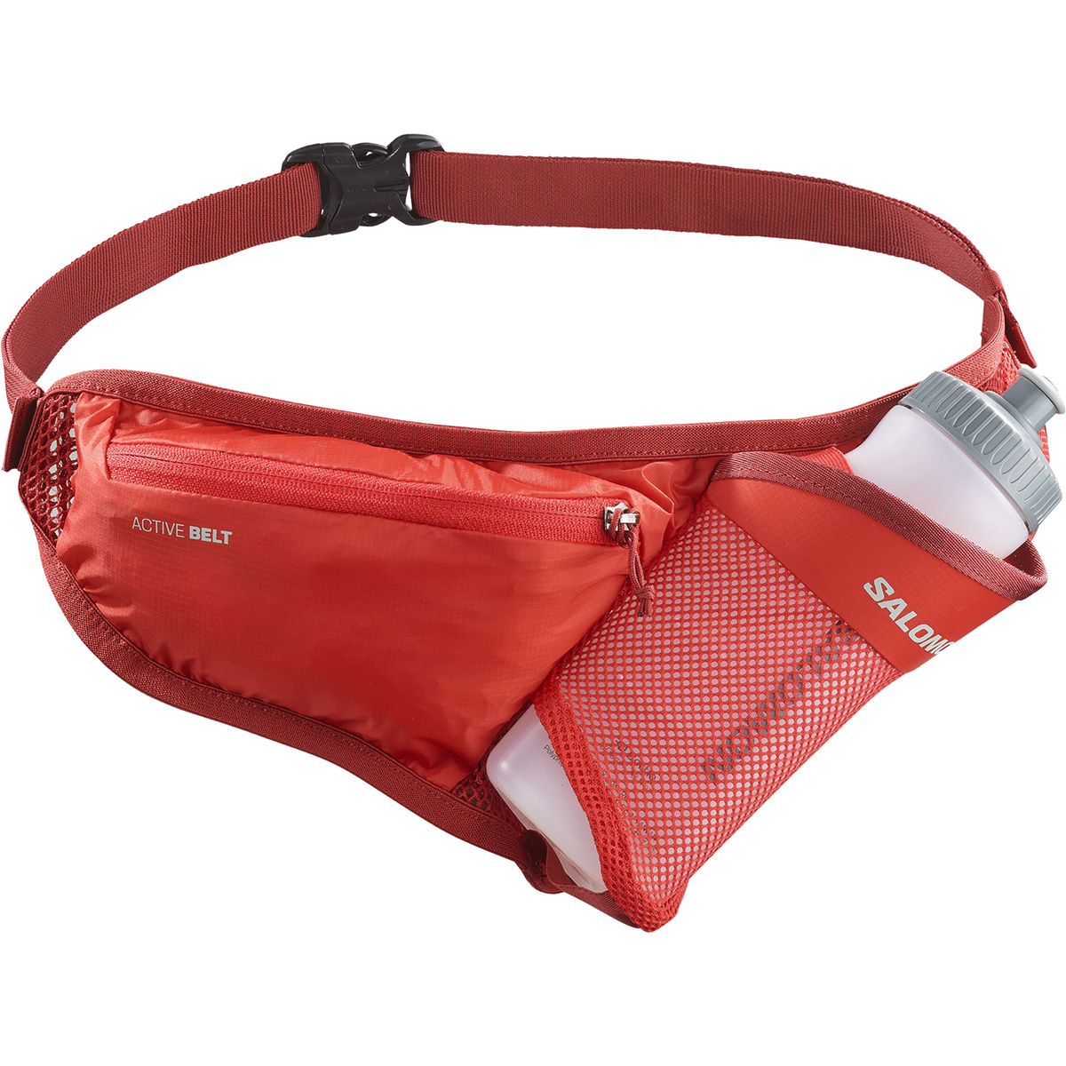 Salomon Active Belt 3D Bottle Gürteltasche (Größe 0,6L, rot)