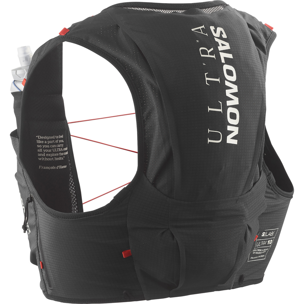 Salomon S/lab Ultra 10 Trailrunningweste (Größe 10L | S, schwarz)