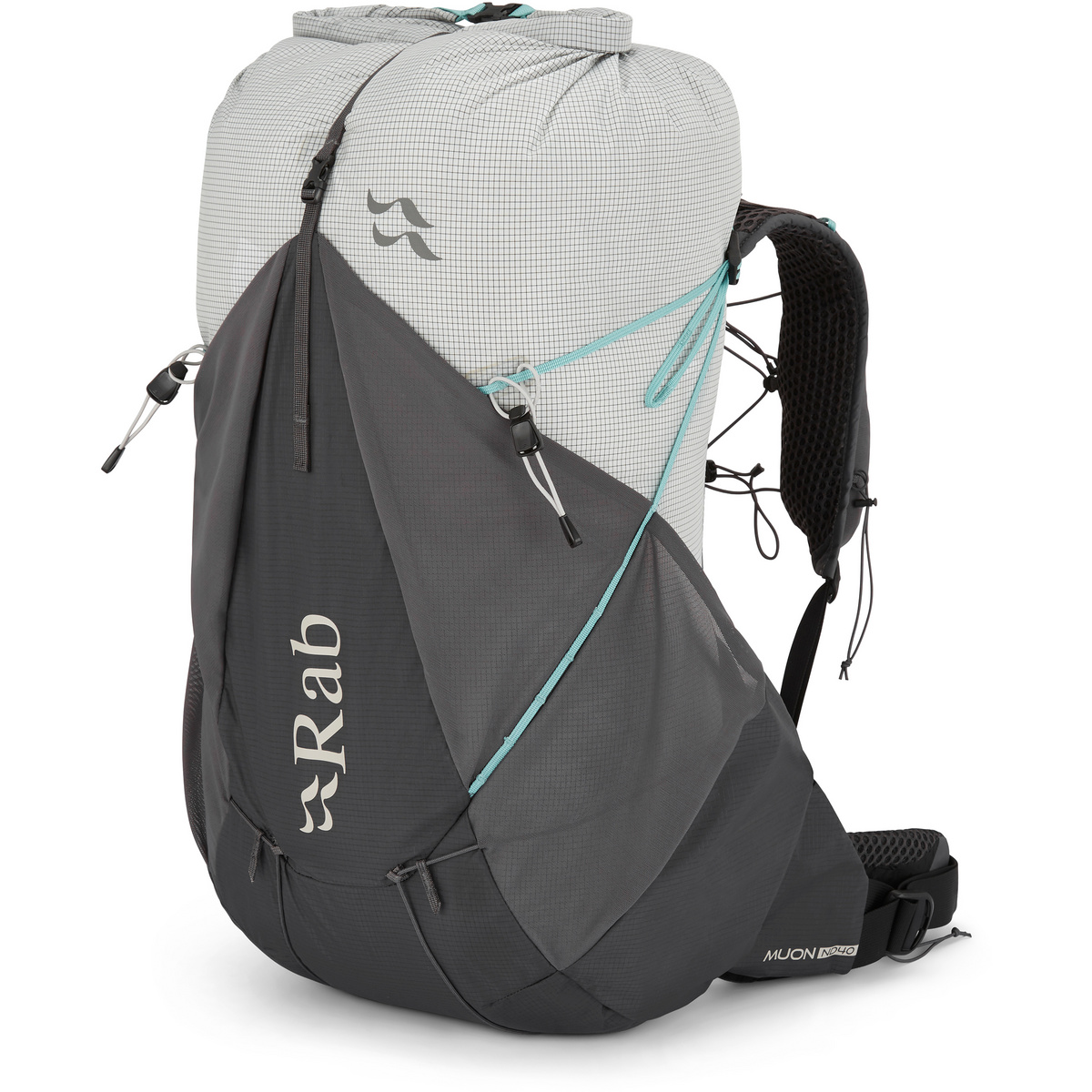 Rab Damen Muon ND 40 Rucksack (Größe 40L, grau)
