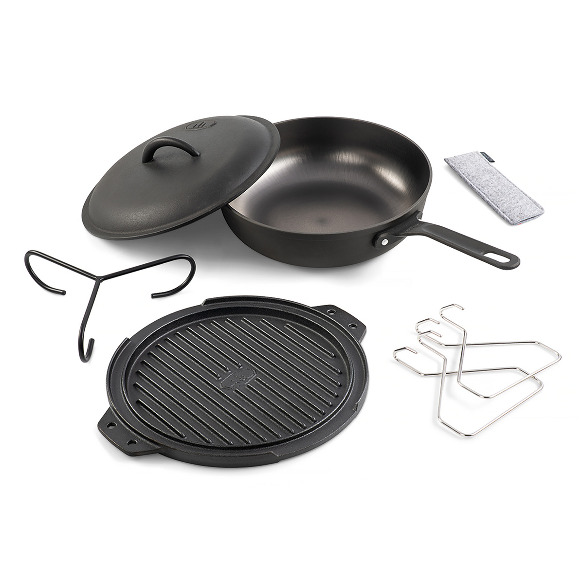GSI Guidecast 10 Inch Kochgeschirr Set (Größe ONE SIZE, schwarz)