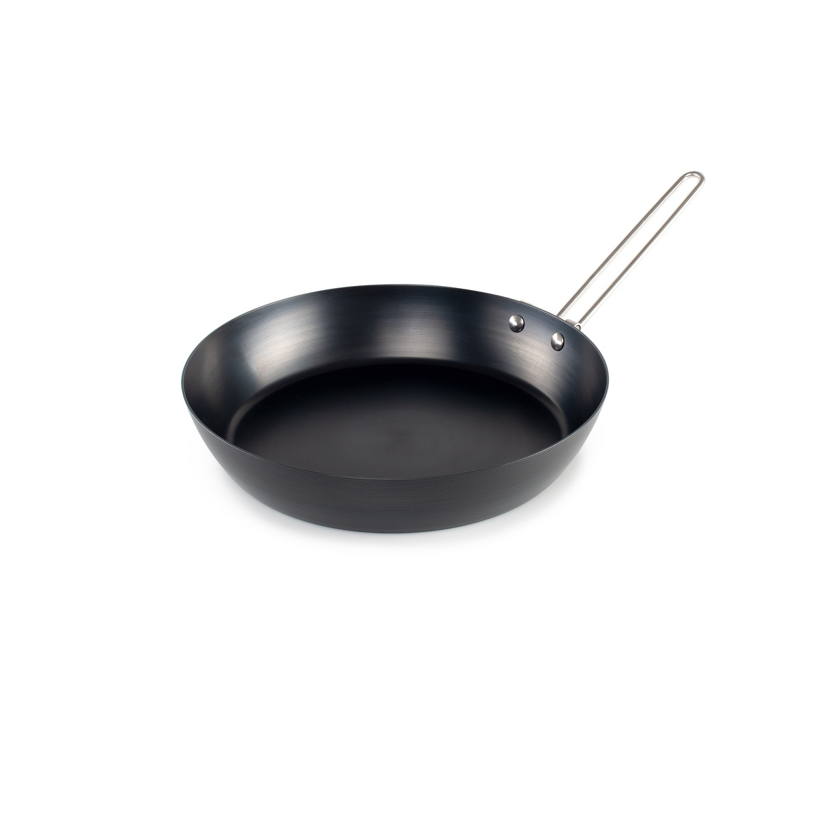 GSI Poêle à frire 8'' en acier carbone (taille ONE SIZE, Noir)